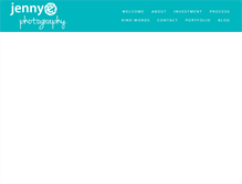Tablet Screenshot of jennyephotography.com